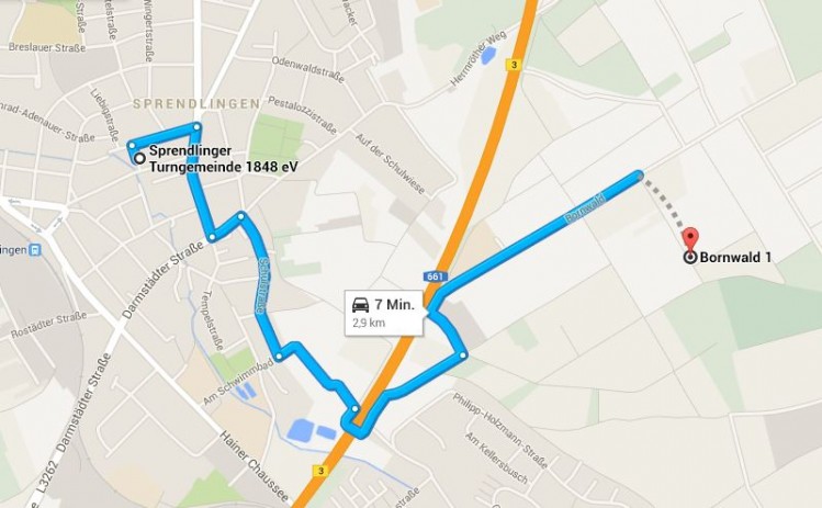 Route STG -> Obst- und Gartenbauverein
