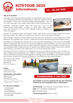 Anmeldung STG Kitesurffreizeit BILD
