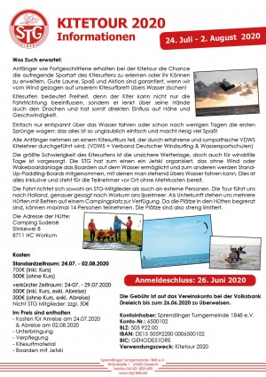 Anmeldung STG Kitesurffreizeit 2017